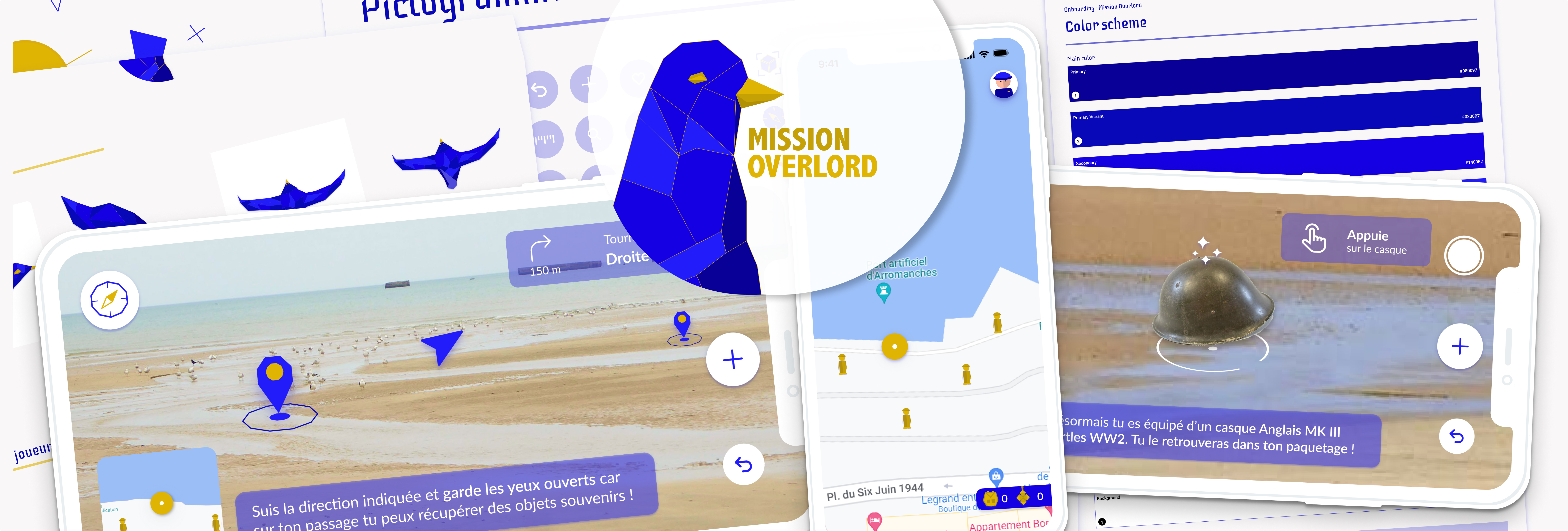 Mission Overlord - Parcours AR et NFT - App mobile